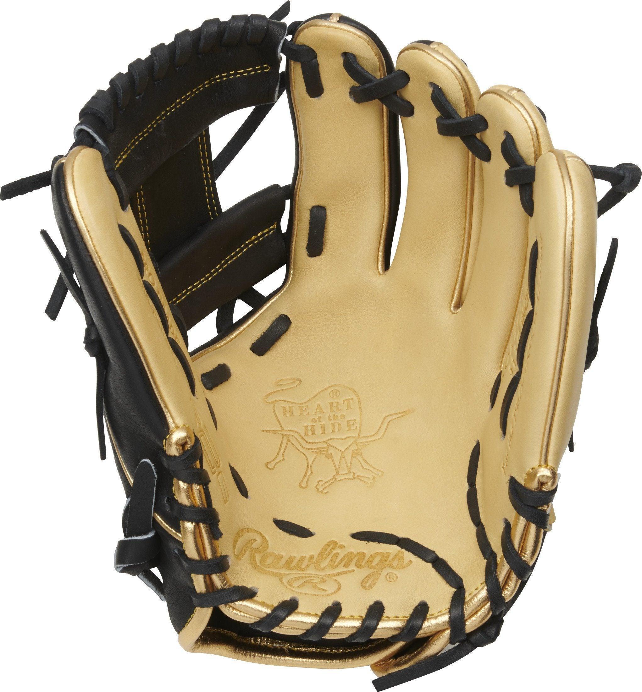 Rawlings Heart of the Hide R2G 11.5 Inch Baseball Glove - PROR204U 2CB | Premium Leather for Training & Games | Perfect for Infield & Outfield Players