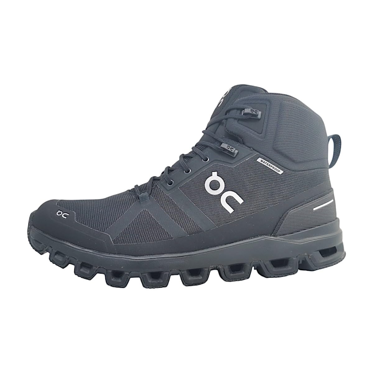 On-Running Men's Cloudrock Waterproof Hiking Boots - Lightweight Trail Running Shoes for Outdoor Adventures & Winter Walking