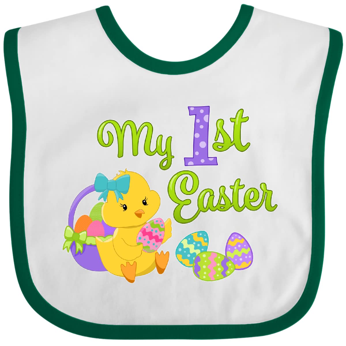 Cute Chick Easter Baby Bib - Soft & Absorbent for Feeding