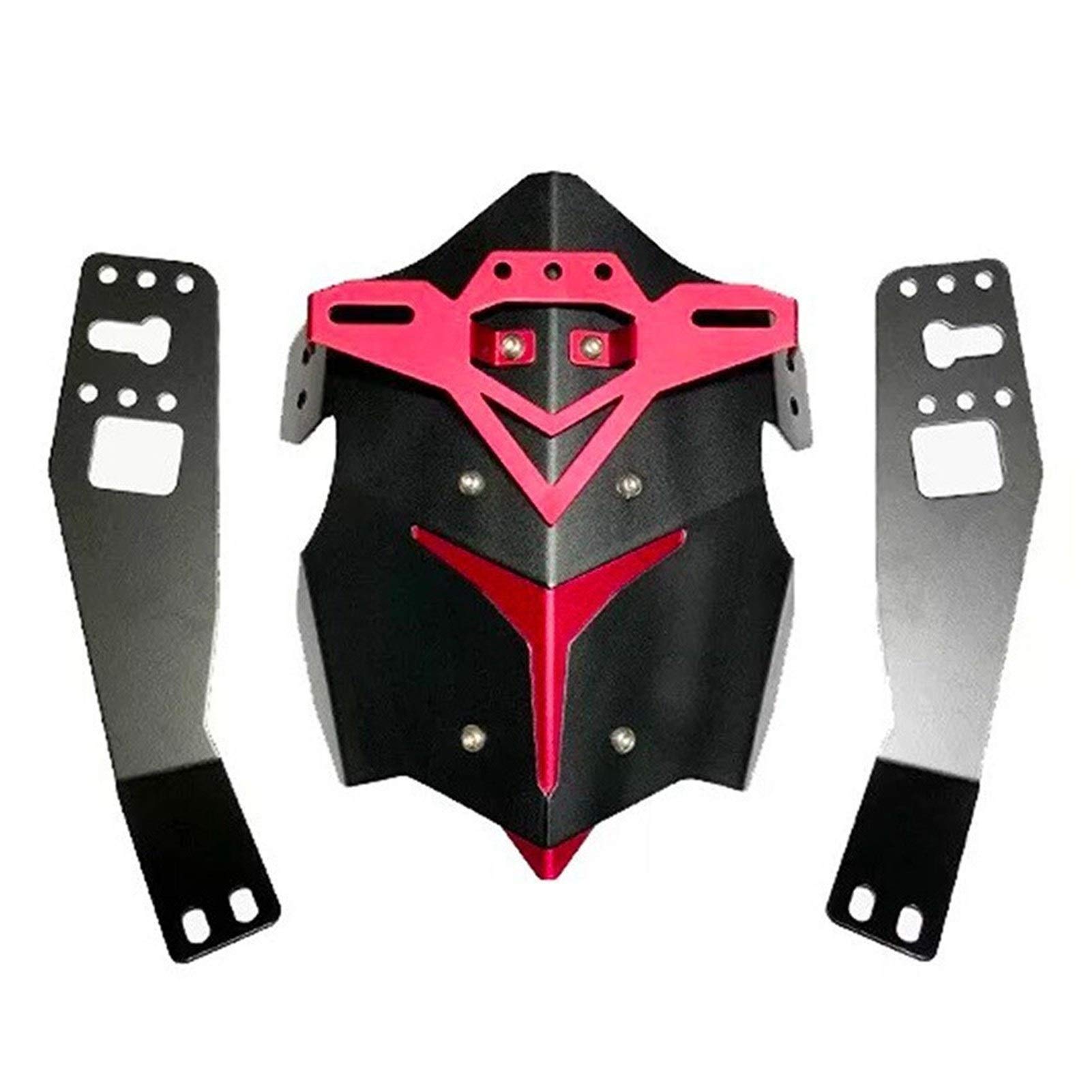 Yamaha MT07 MT-07 MT09 Z800 Motorcycle Rear Fender Mudguard - Red | Splash Protection & Wheel Cover for Street Bikes | Perfect for Rainy Weather & Off-Road Riding