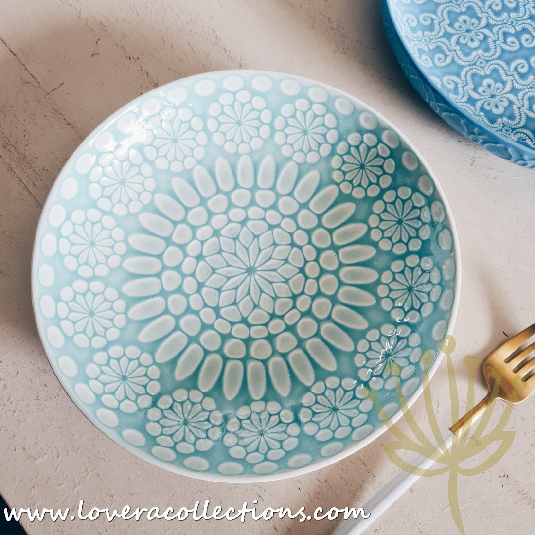 White Waves Assorted Prints Pasta Dish Set - 50% Off + Buy 1 Get 1 Free - Perfect for Dinner Parties & Italian-Themed Decor