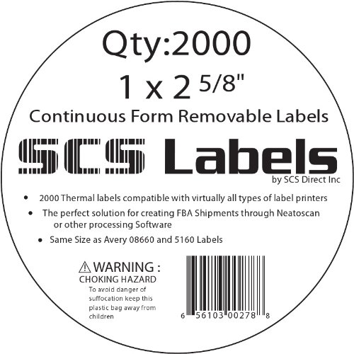 Thermal Label Printer Roll - 2000 (1