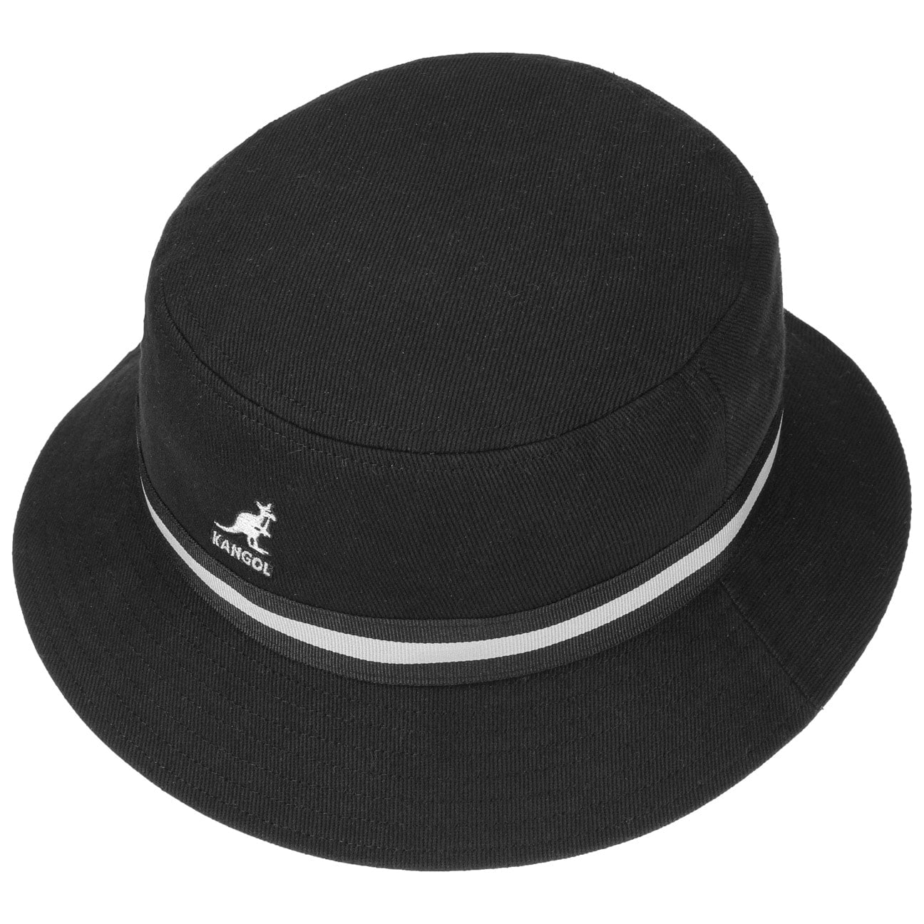 Kangol Stripe Lahinch Cotton Bucket Hat for Men & Women - Stylish Summer Sun Hat for Outdoor, Beach, and Travel