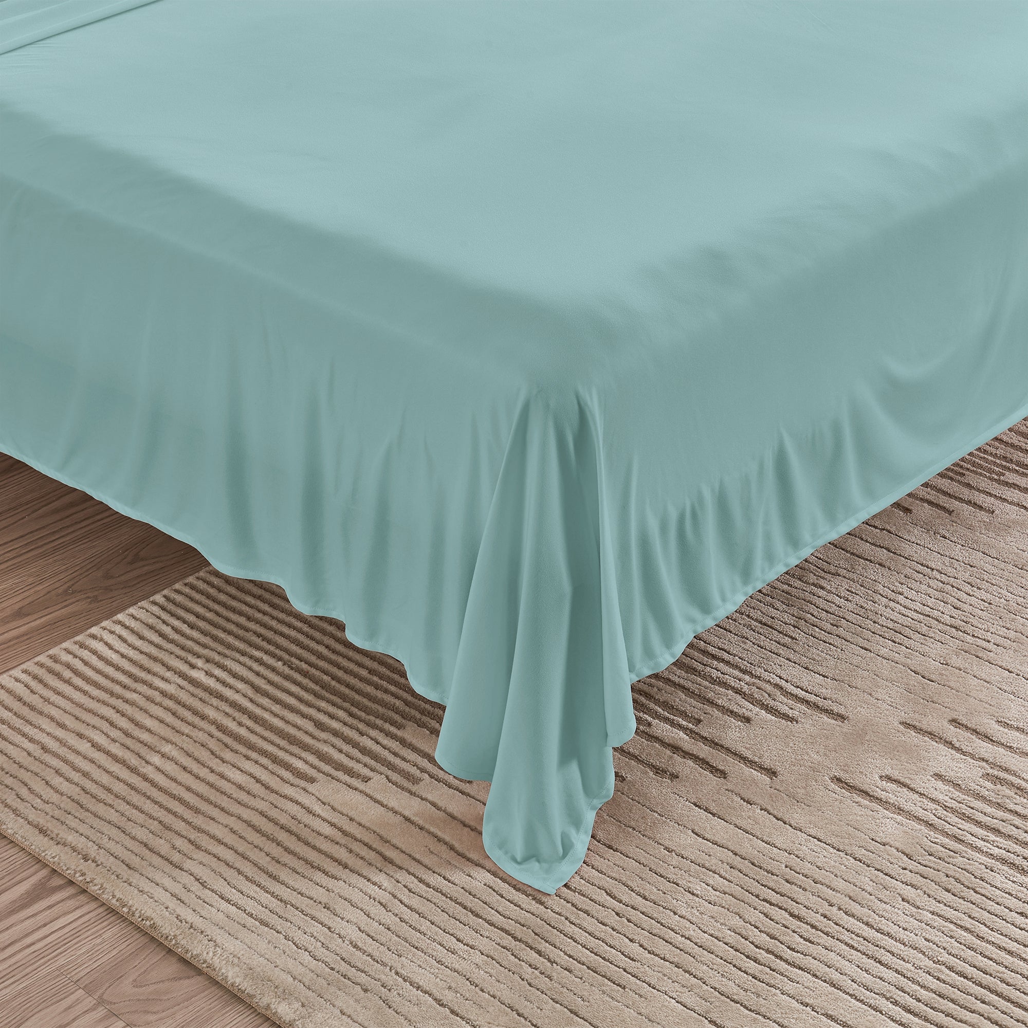 3 Piece Cooling Jersey Knit Sheet Set - Ultra Soft & Breathable Bed Sheets with Deep 12