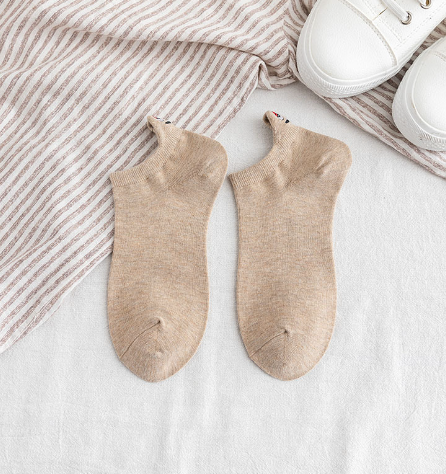 Women's Comfortable Cotton Ankle Socks - 6 Pairs Pack for Everyday Wear, Workout & Casual Outfits | Breathable & Soft Socks for Women