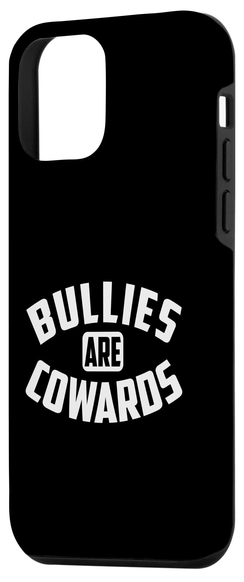 iPhone 12 Mini Anti-Bullying Phone Case - Protective Cover with Inspirational Quote for School, Work & Everyday Use
