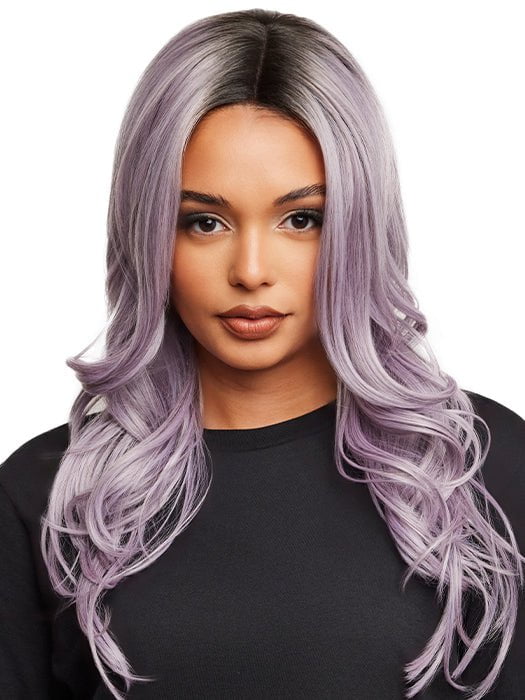 Allure Wavez Synthetic Lace Front Wig with Lace Part - Natural Looking Human Hair Wig for Women | Perfect for Cosplay, Daily Wear & Special Occasions