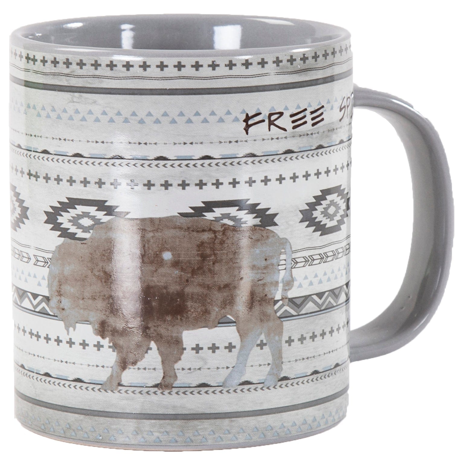 Free Spirit 4-Piece Coffee Mug Set - Durable Ceramic Cups for Home, Office & Gifts | Perfect for Morning Coffee, Tea & Hot Beverages