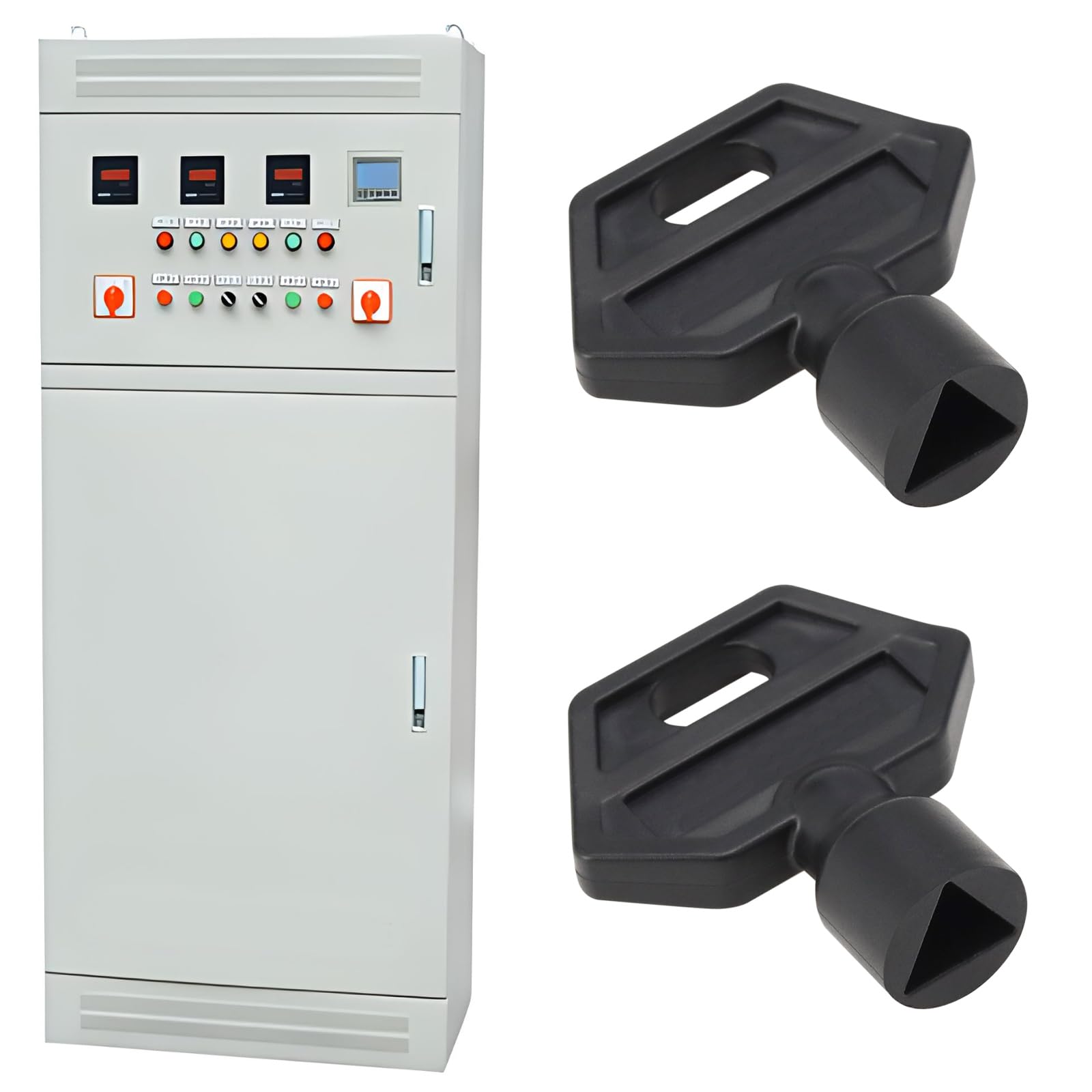 10PCS Plastic Triangular Key 35.7x38mm - Gas Meter Box Key, Electric Control Cabinet Tool, Electricity Meter Box Opener - Perfect for Utility Workers, Train Maintenance & DIY Projects