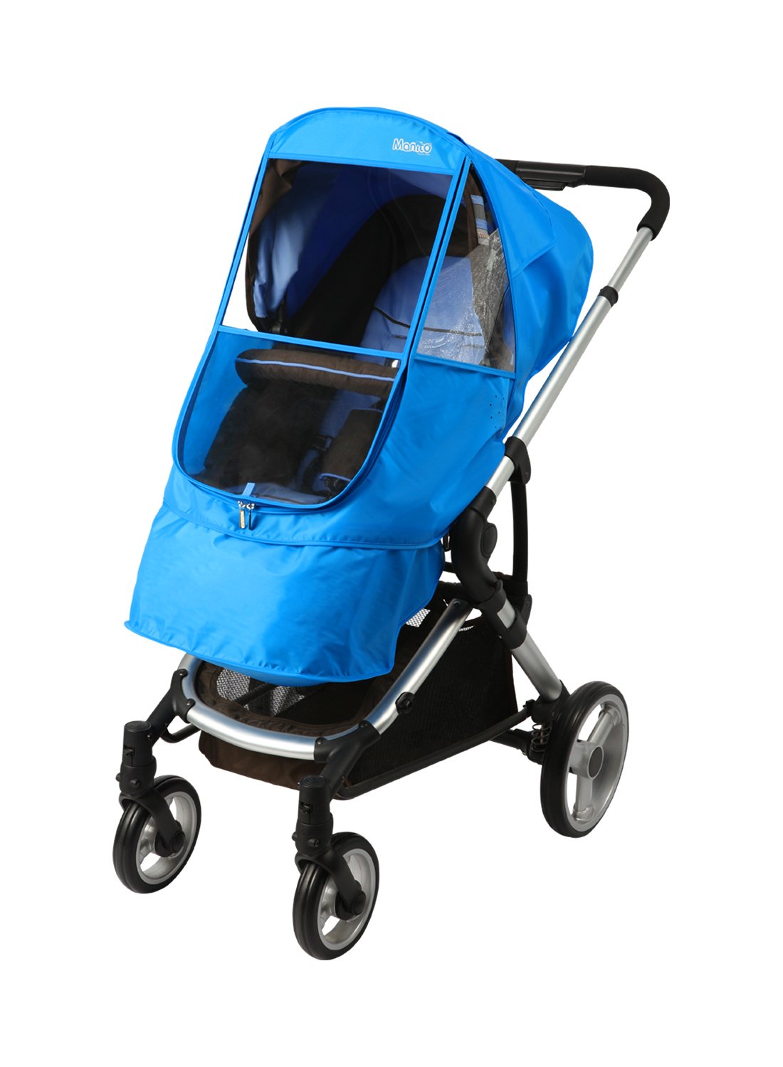 Manito Elegance Beta Stroller Weather Shield Rain Cover - Blue | Waterproof Protection for Baby Strollers | Perfect for Rainy Days, Windy Weather & Outdoor Adventures