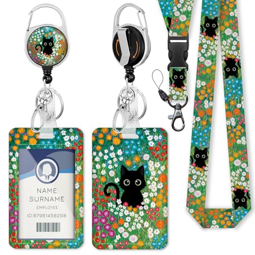 Black Flower Cat