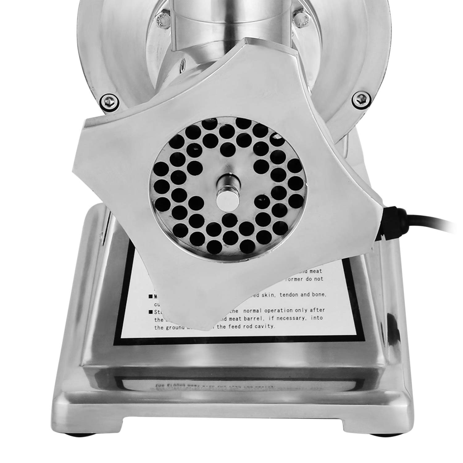 Electric Meat Grinder 110V - 550 lbs/Hour Heavy Duty Commercial Meat Mincer & Chopper for Beef, Pork, Poultry - Perfect for Butcher Shops, Home Kitchens & Food Processing
