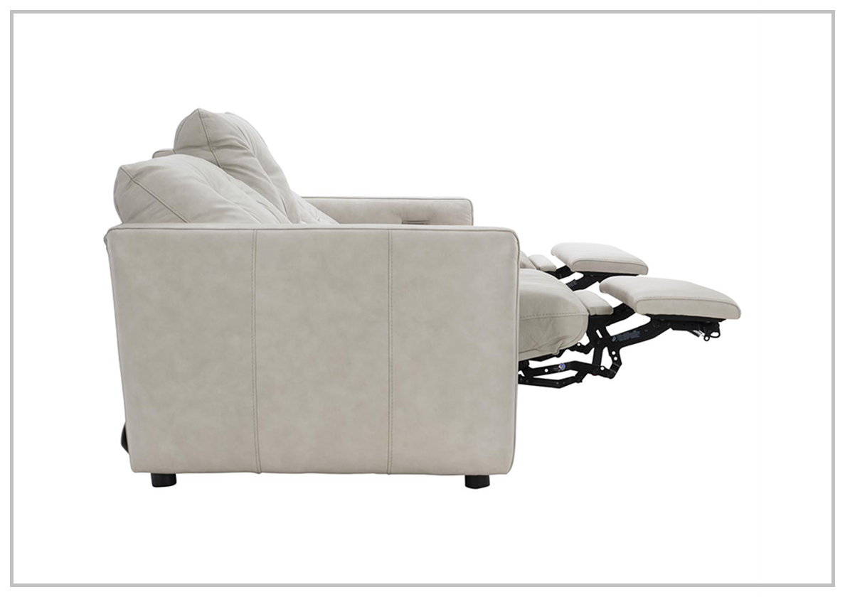 Bernhardt Kaya 3-Seater Genuine Leather Power Reclining Sofa - Perfect for Living Room, Home Theater & Family Gatherings
