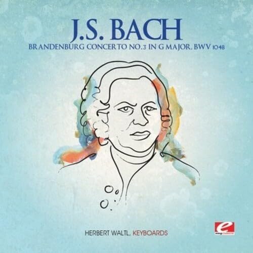 Brandenburg Concerto No. 3 in G Major BWV 1048 - Classical Music CD & Digital Download - Perfect for Relaxation, Study & Dinner Parties