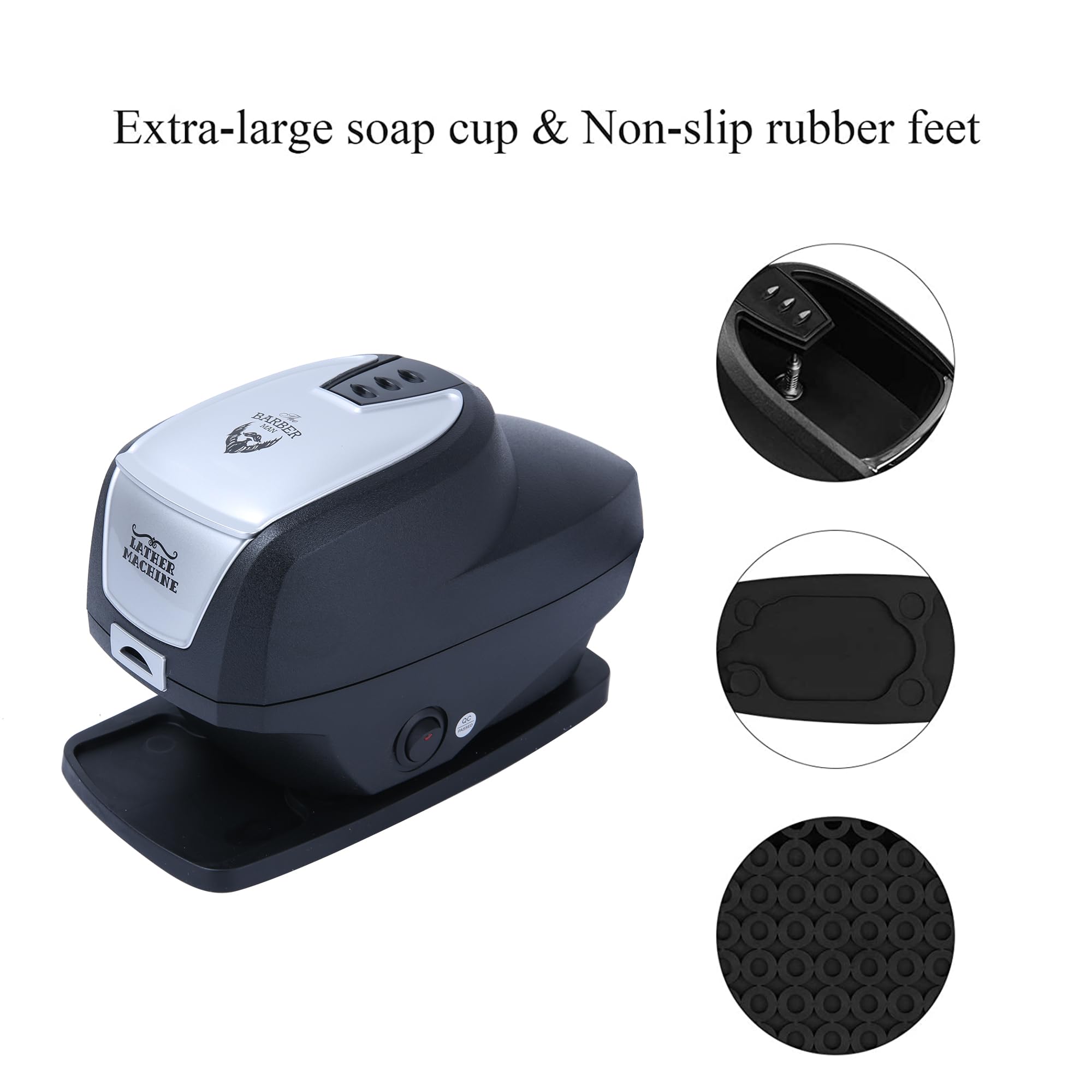 Professional Hot Lather Machine for Barber Shaving - Electric Shaving Cream Warmer with Temperature Control - Perfect for Men's Grooming, Home & Salon Use