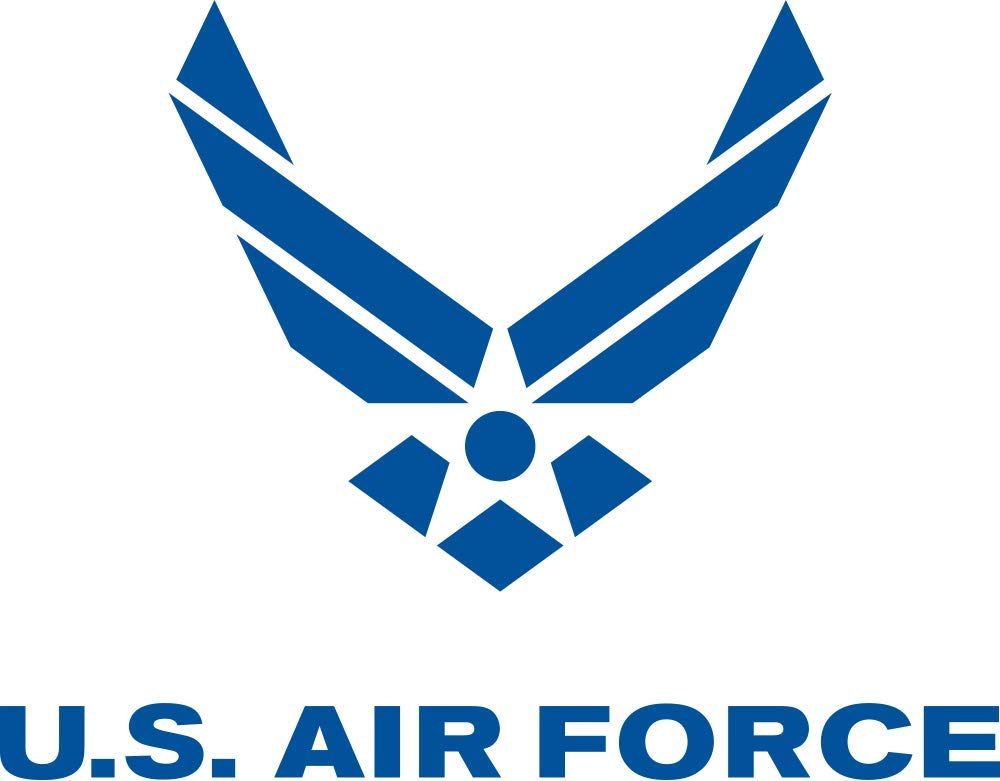 U.S. Air Force Decal Sticker - Patriotic Military Vinyl Decoration for Cars, Laptops, Windows | Perfect for Veterans Day, Independence Day & Military Supporters