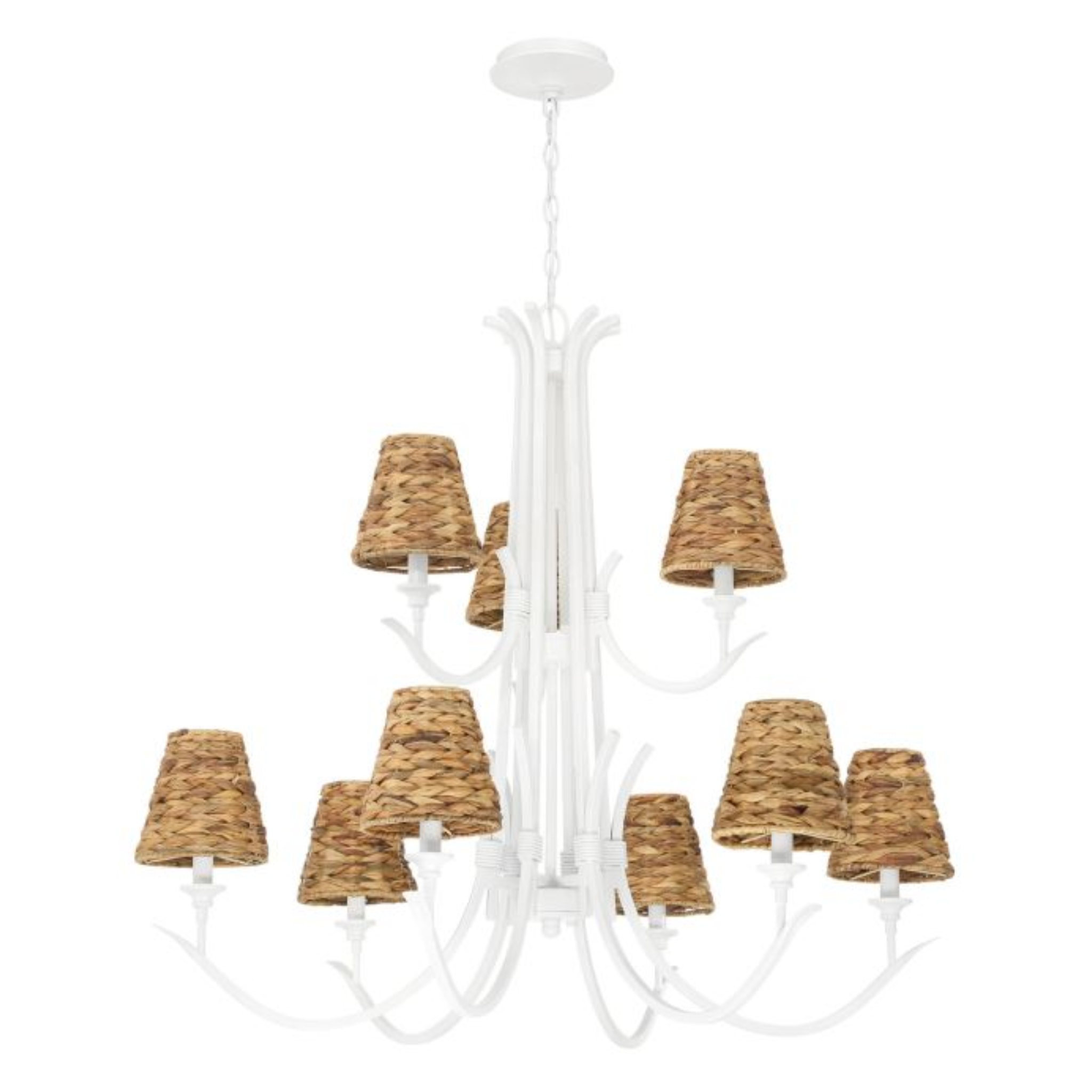 Craftmade Kokomo 9-Light Chandelier - Elegant Crystal Ceiling Light Fixture for Dining Room, Living Room & Bedroom Decor