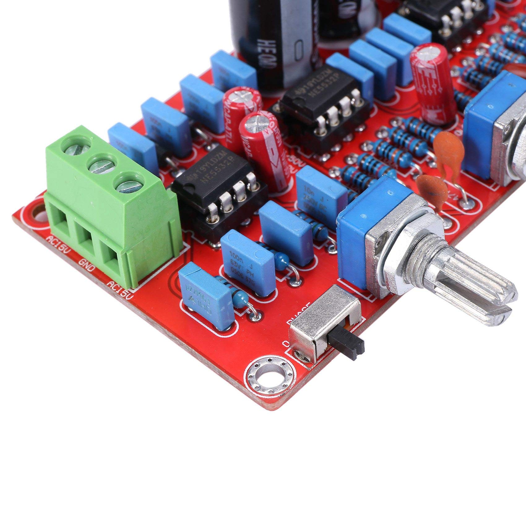Seprendi NE5532 Preamplifier Board - HIFI 5.1 Channel Tone Control Volume Panel Preamp Mixer for Audio Systems | Home Theater, Studio Recording & DIY Audio Projects