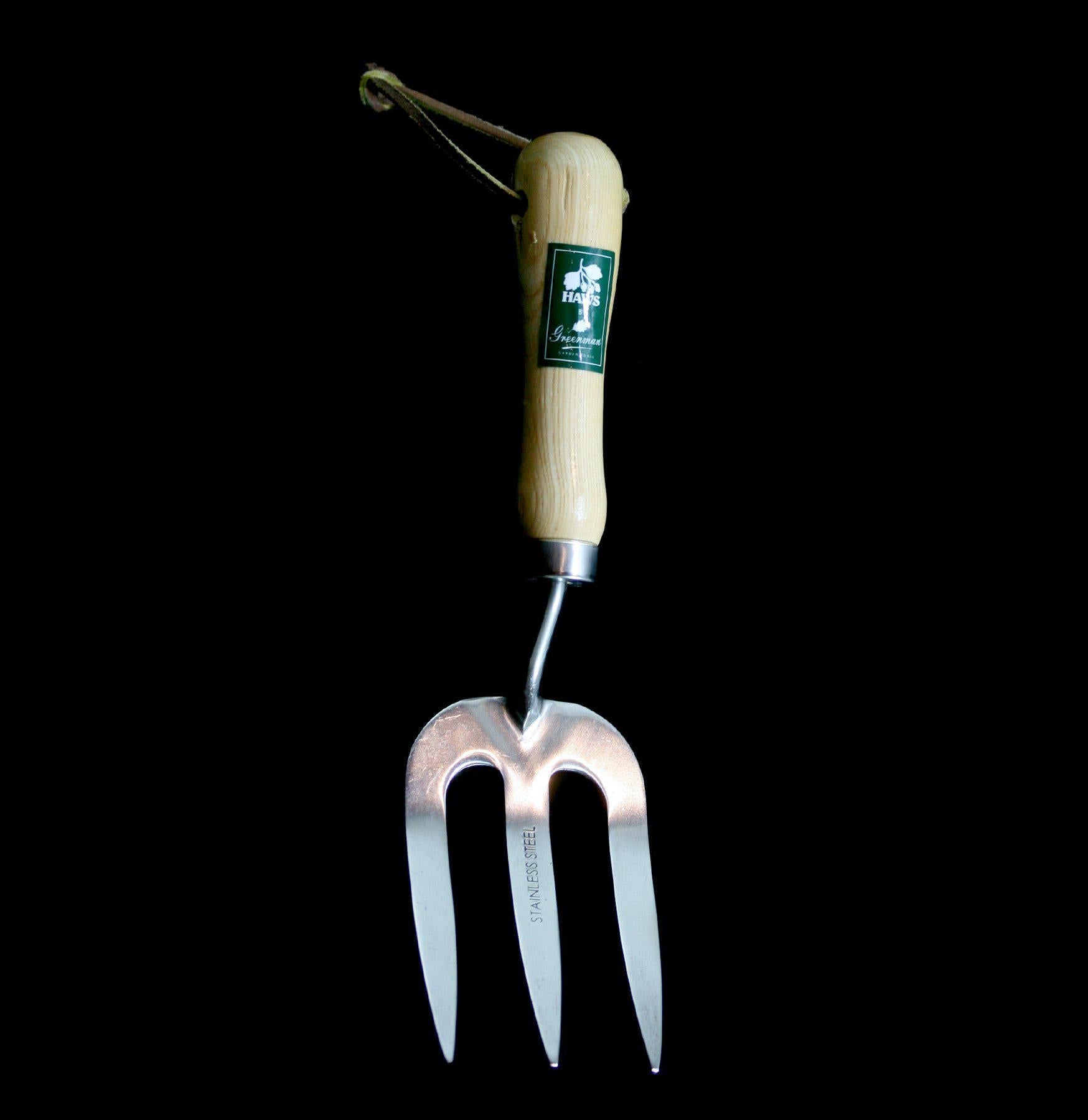 Haws Hand Fork - Premium Stainless Steel Garden Hand Fork for Weeding, Planting & Cultivating | Ideal for Home Gardening, Landscaping & Outdoor Use