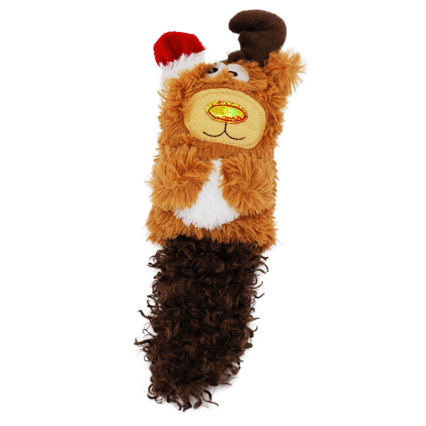 KONG Holiday Kickeroo Reindeer Cat Toy - Durable Interactive Cat Kicker Toy for Play & Exercise - Perfect Christmas Gift for Kittens & Adult Cats