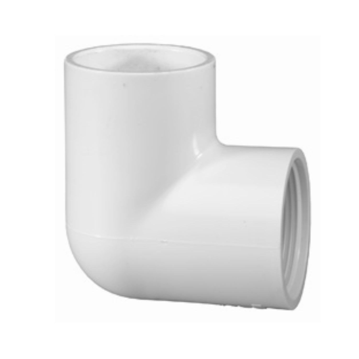 1-1/2 Inch 90 Degree PVC Combo Elbow SxF Fitting for Plumbing and Drainage Systems - Perfect for Bathroom, Kitchen, and Laundry Room Pipe Connections