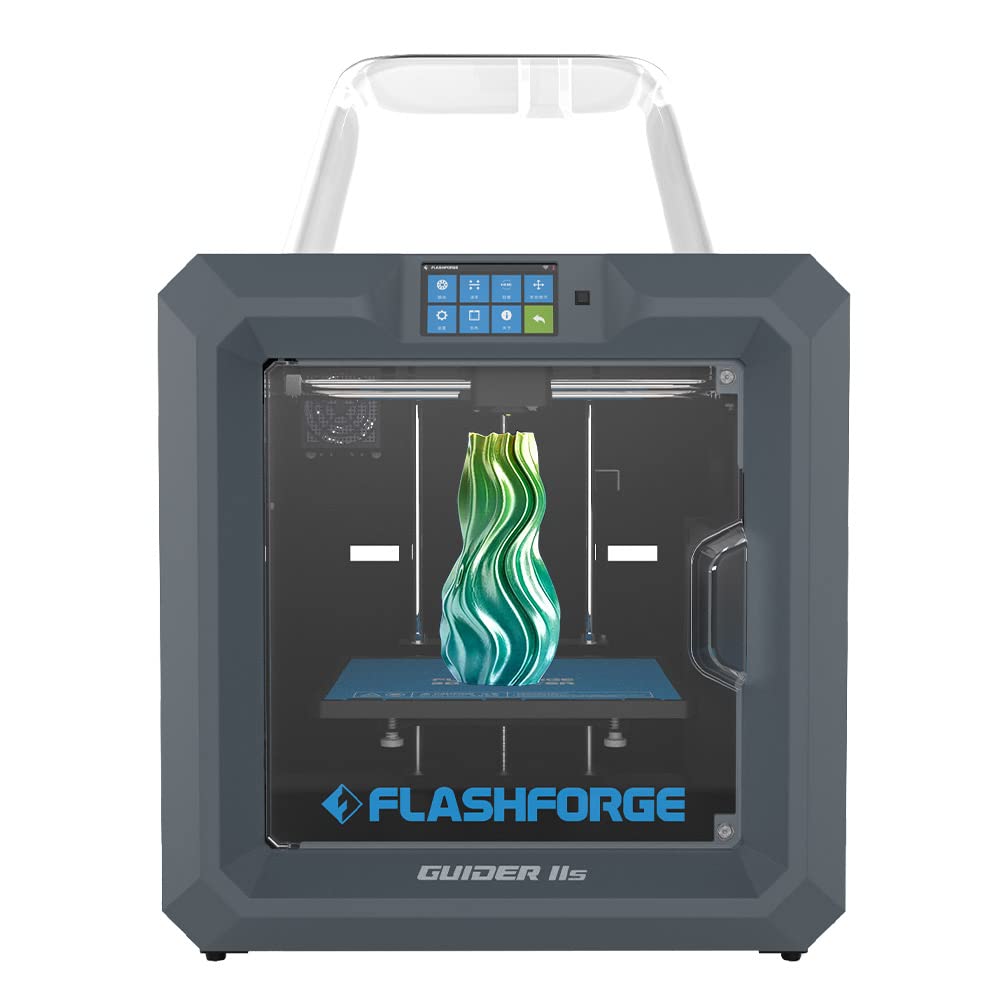 FLASHFORGE Guider IIS 3D Printer with Auto Leveling | 300℃ High Temp Nozzle | Built-in HD Camera | Large Build Volume 280x250x300mm | Industrial & Prototyping 3D Printing for Engineers & Makers