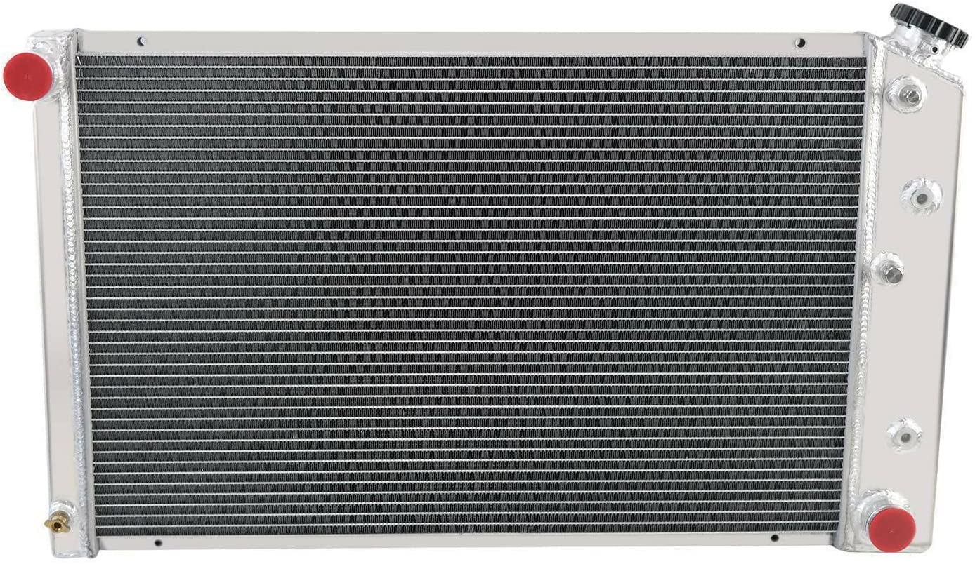 4-Row Aluminum Radiator with Shroud & 12