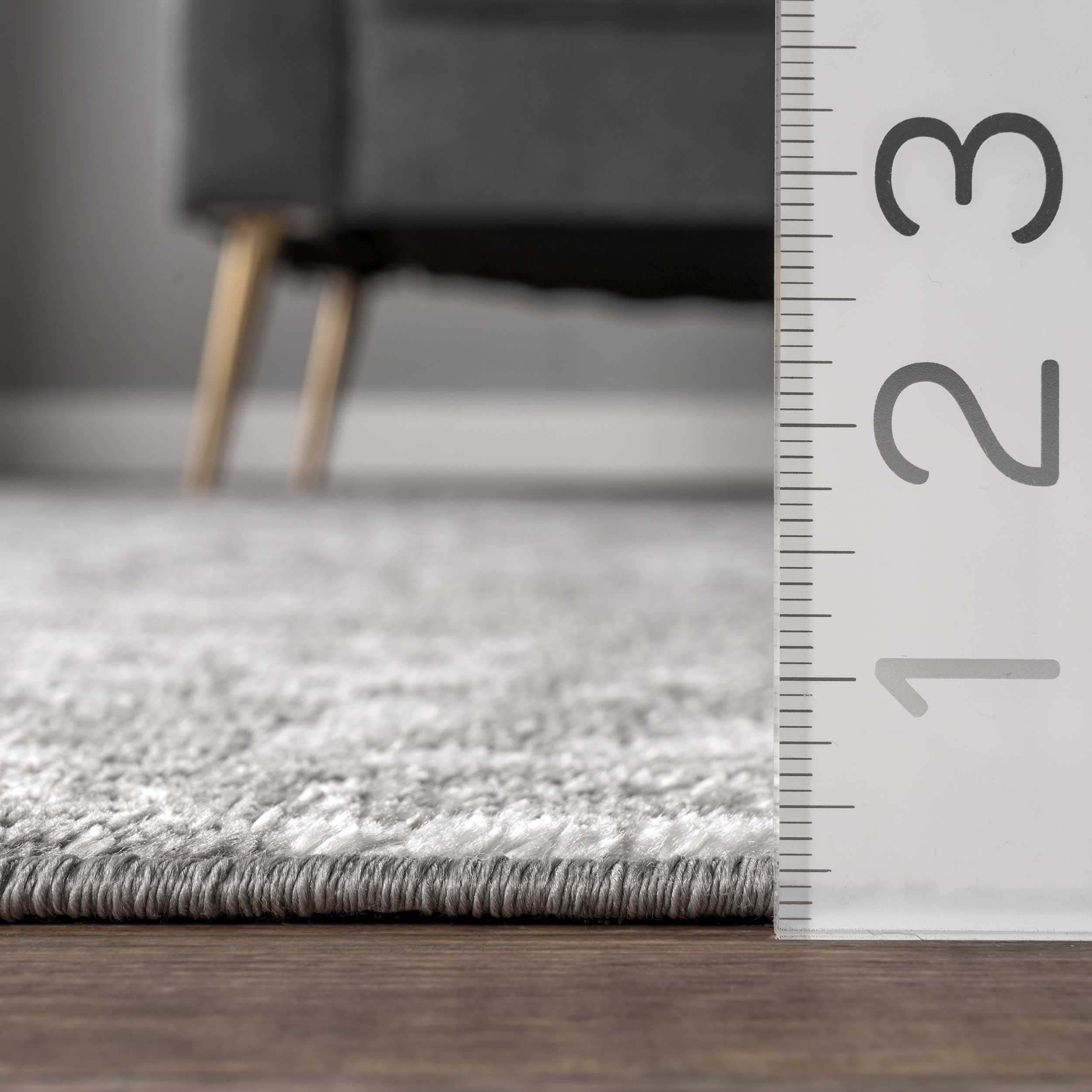 Diana Jewel Medallion Rug - Light Grey Area Rug for Living Room, Bedroom & Home Decor | Soft & Stylish Bohemian Floor Carpet