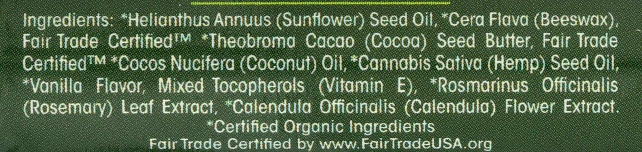 Organic Hemp Lip Balm by ECO LIPS - 0.15 OZ (4.25g) | Moisturizing & Nourishing | Vegan, All-Natural Ingredients | Perfect for Dry Lips, Outdoor Activities & Daily Hydration