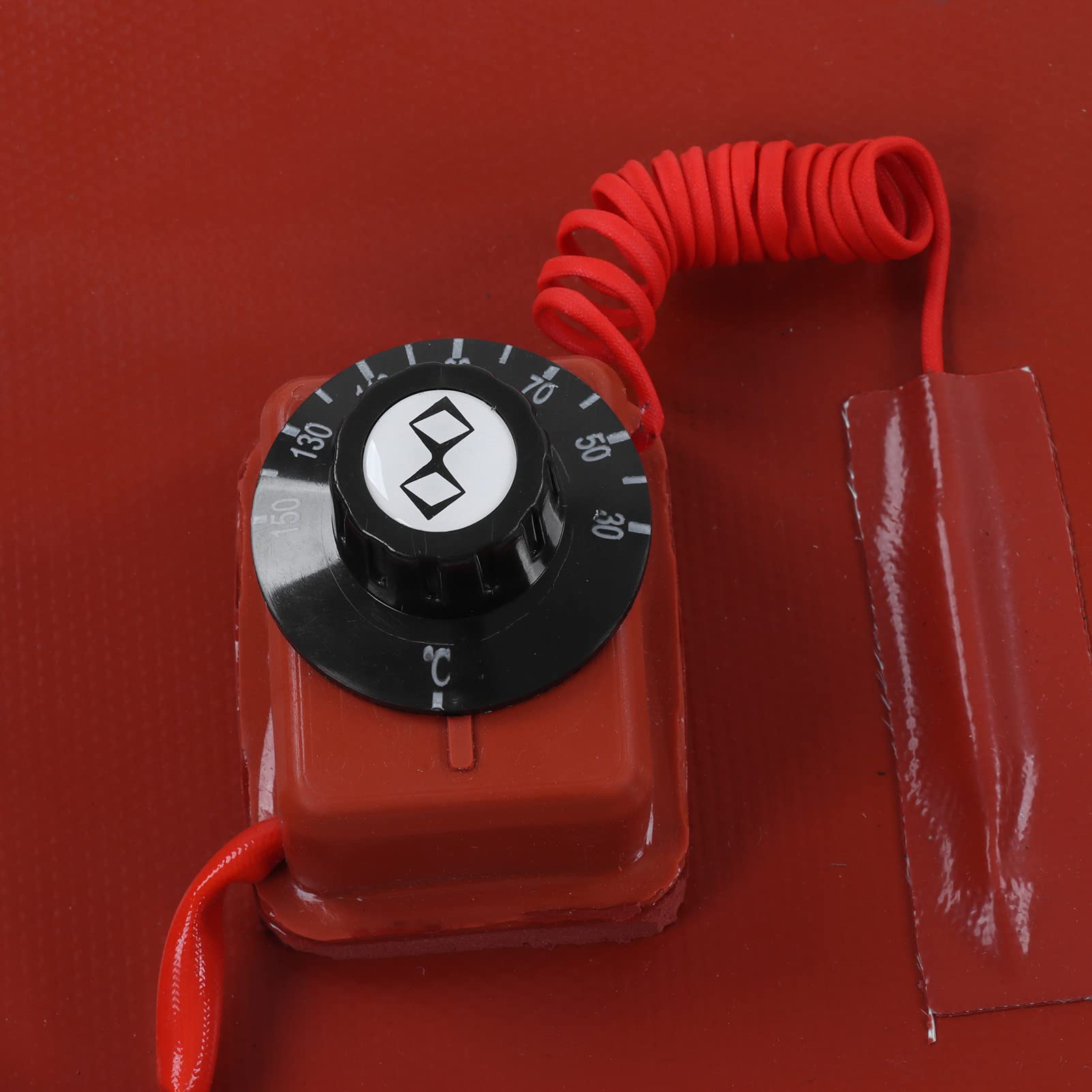 1200W Heavy Duty Silicone Rubber Drum Heater for 50L Oil Drum with Thermostat - Insulated Heating Blanket for Valves, Instruments & Drums (30°F to 150°F) - Perfect for Winter Storage, Chemical Processing & Industrial Applications
