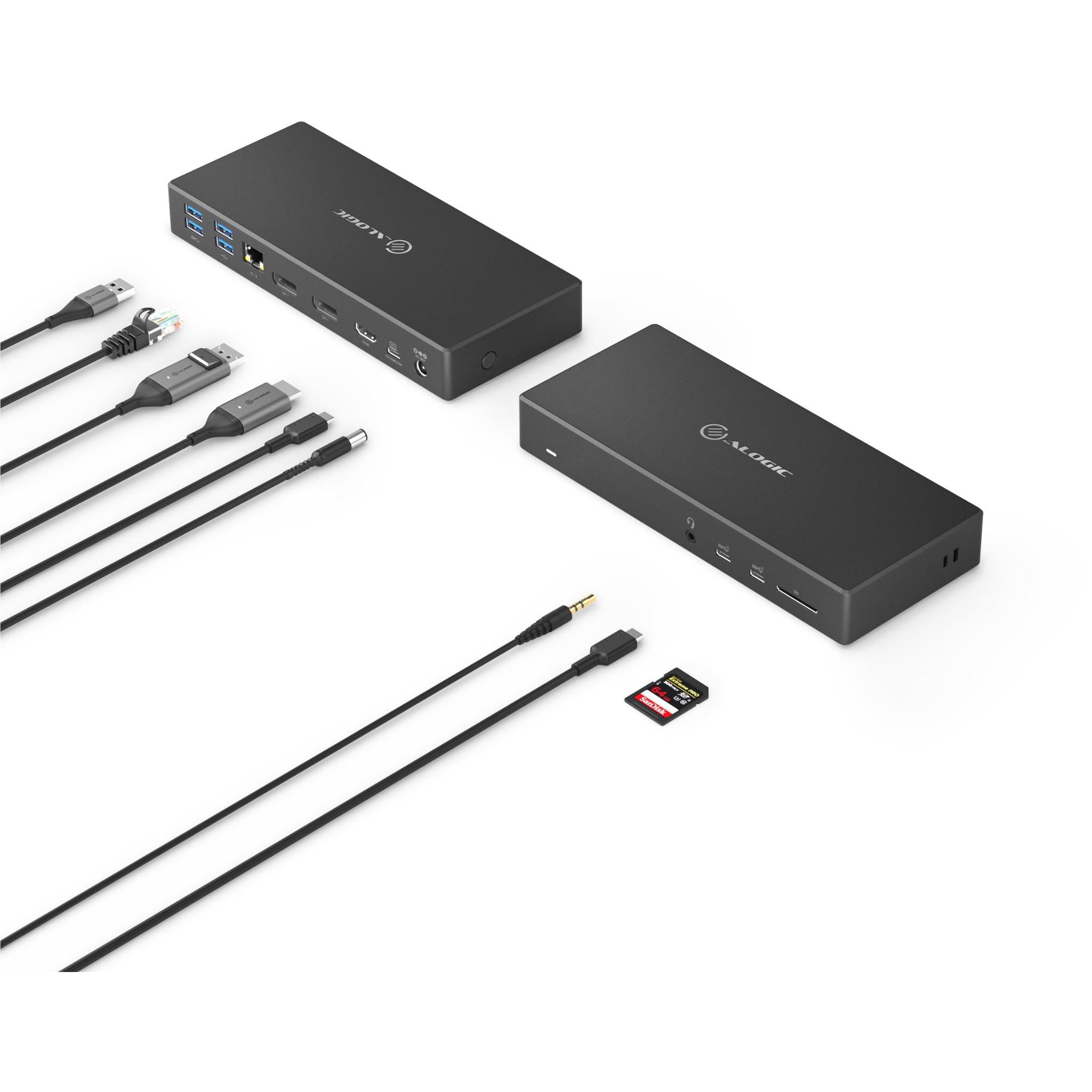 Alogic DUCMA3 USB C Triple Display Docking Station - 4K HDMI, Dual Monitor Support, 100W PD Charging for MacBook Pro/Air, Dell, HP Laptops - Perfect for Home Office, Gaming & Workstation Setups