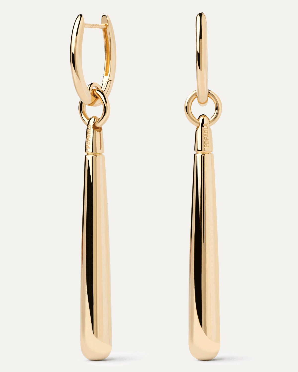 GRID 1 Supreme Jupiter Single Hoop Earrings - Trendy Gold Plated Dainty Minimalist Jewelry for Women - Perfect for Everyday Wear, Parties & Special Occasions