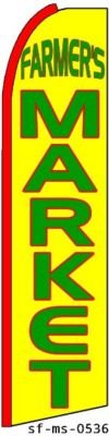 Farmers Market Feather Banner Flag Kit - Complete Set for Outdoor Events, Festivals & Market Stalls | Durable & Eye-Catching Advertising Solution