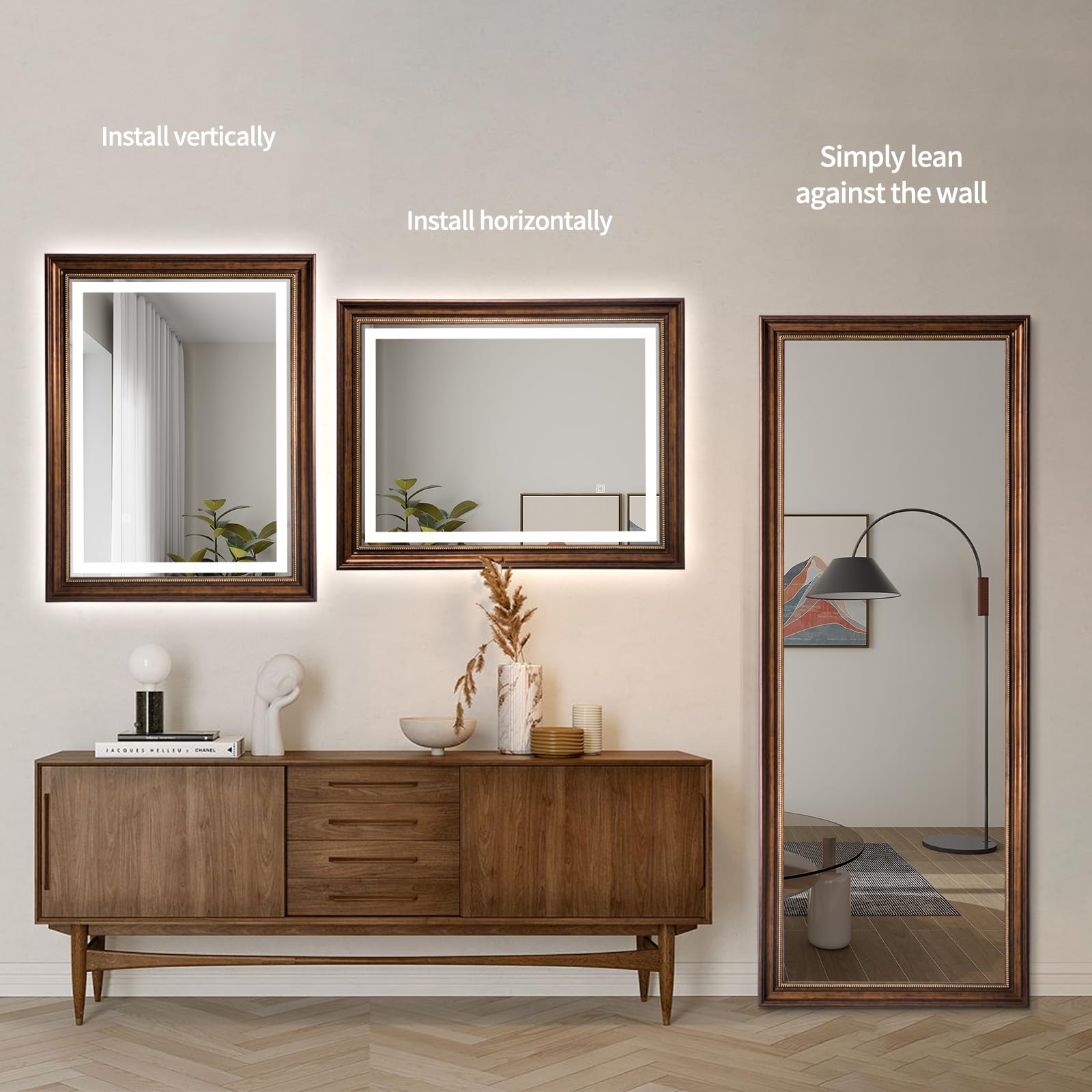 Elegant NICCY Full Length Standing Mirror - 65