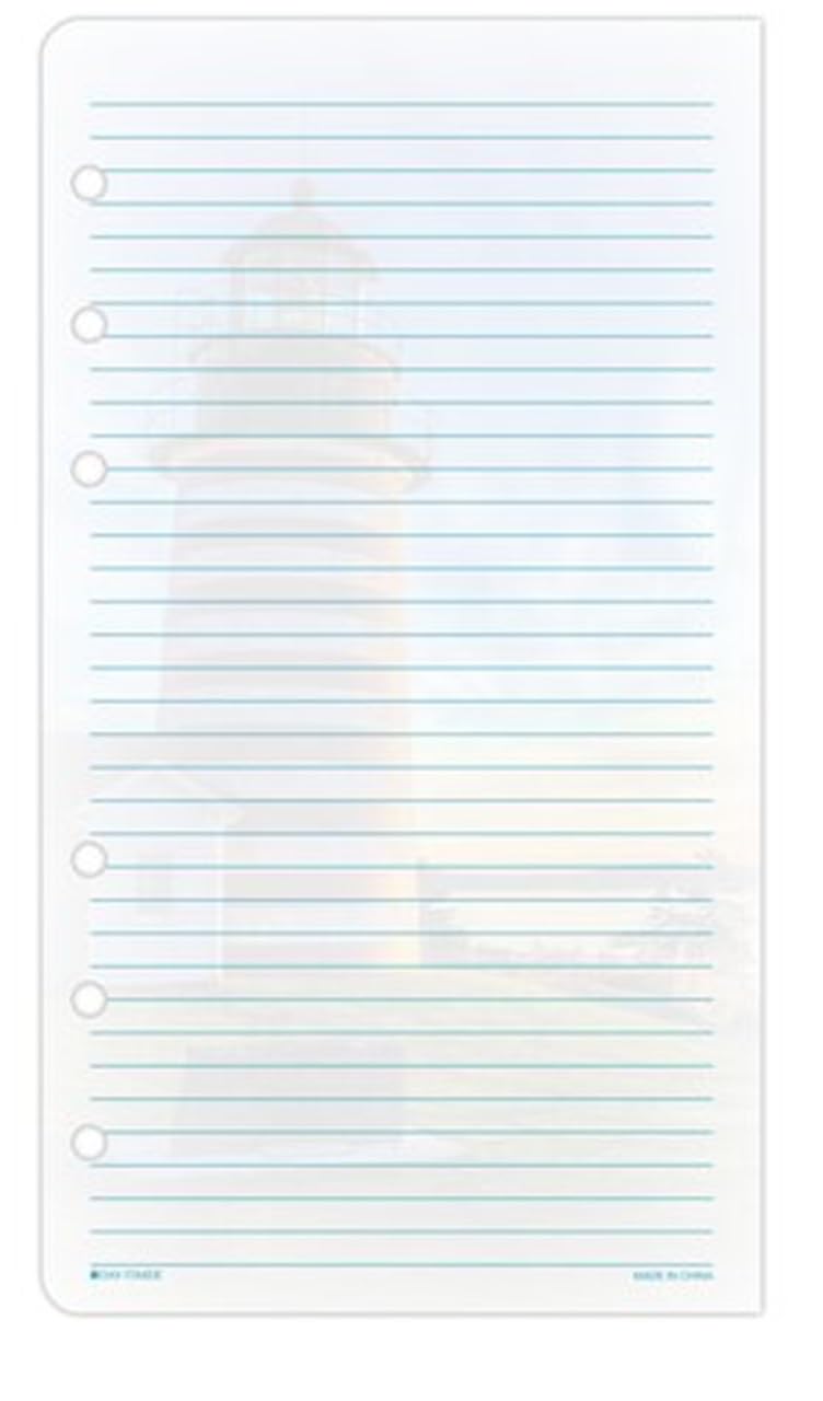 Day-Timer Coastlines Note Pads - Portable 3.75 x 6.75 Inch Memo Pads, 2 Pads with 24 Sheets Each (D1398801A) - Perfect for Office, School & Travel Organization