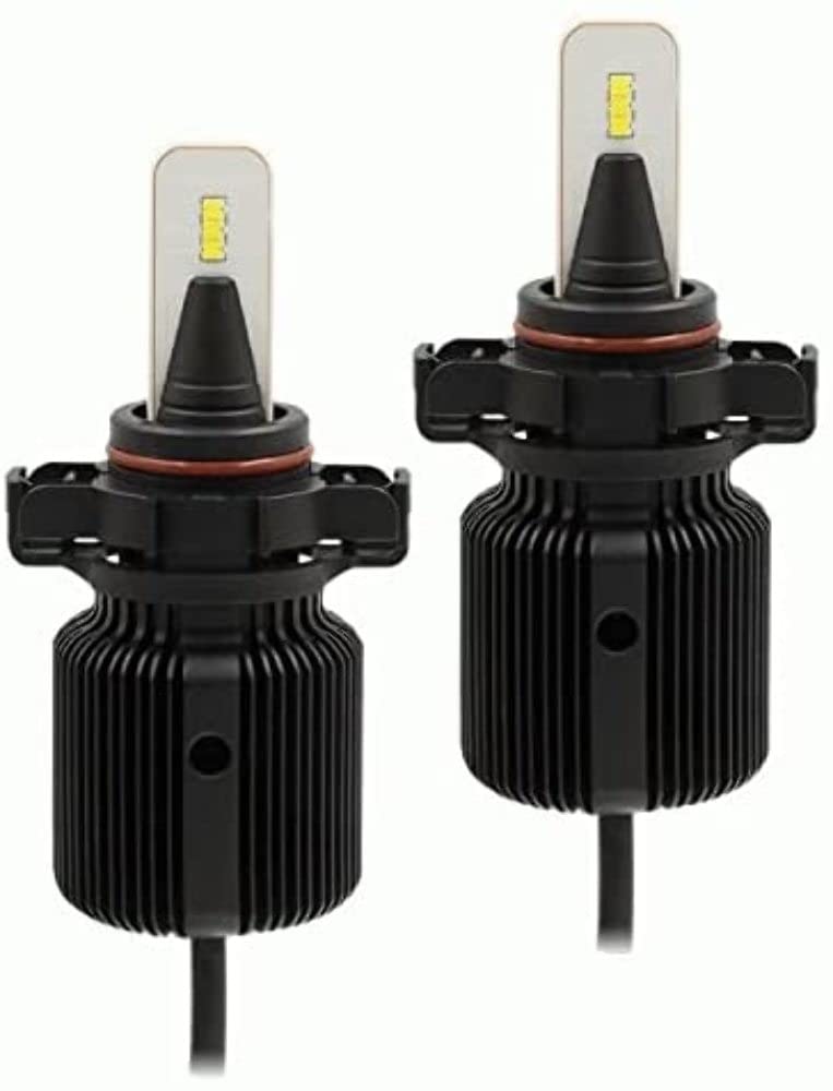 Install Bay - HPSX24 Single Beam LED Headlight Bulbs - Direct Replacement for Halogen Lights - High Brightness White Light for Cars, Trucks, SUVs - Perfect for Night Driving and Off-Road Adventures