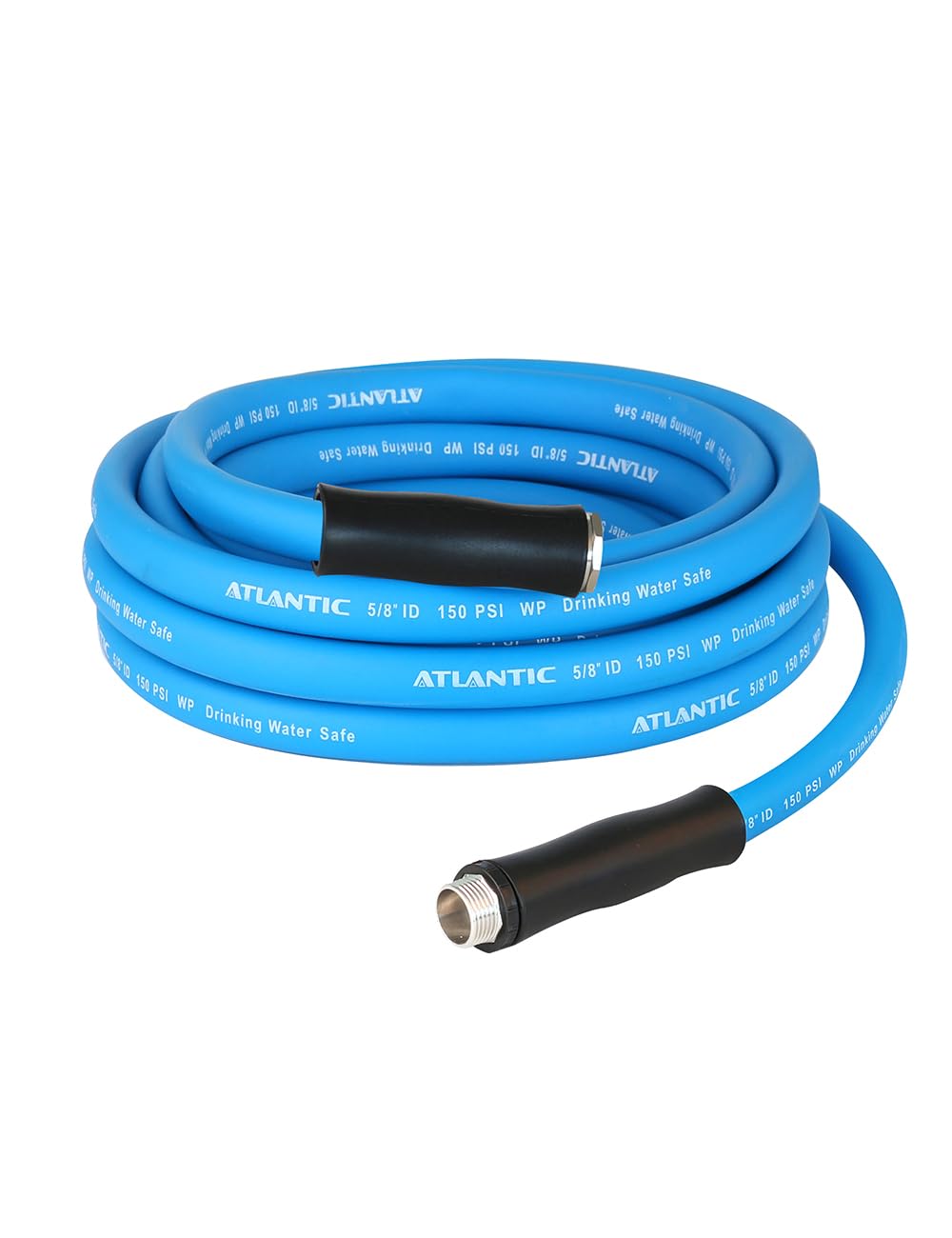 Atlantic RV Drinking Water Safe Hose 15 ft - Lead, BPA, Phthalate & PVC-Free Short Garden Hose Extension | Perfect for RV, Camping, Outdoor Watering & Pet Washing