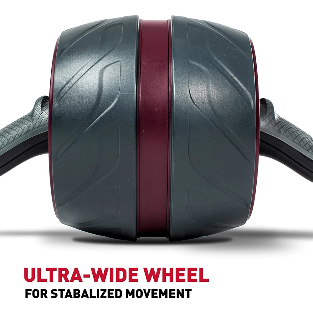 Quiet Ab Roller Wheel - No Noise Abdominal Trainer for Home Workouts | Perfect for Core Strength Training & Home Gym Exercises