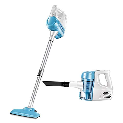 DIWANG Upright Vacuum Cleaner for Carpet & Hard Floors - Portable Small Handheld Household Vacuum (Blue) - Perfect for Home Cleaning, Pet Hair Removal & Car Detailing