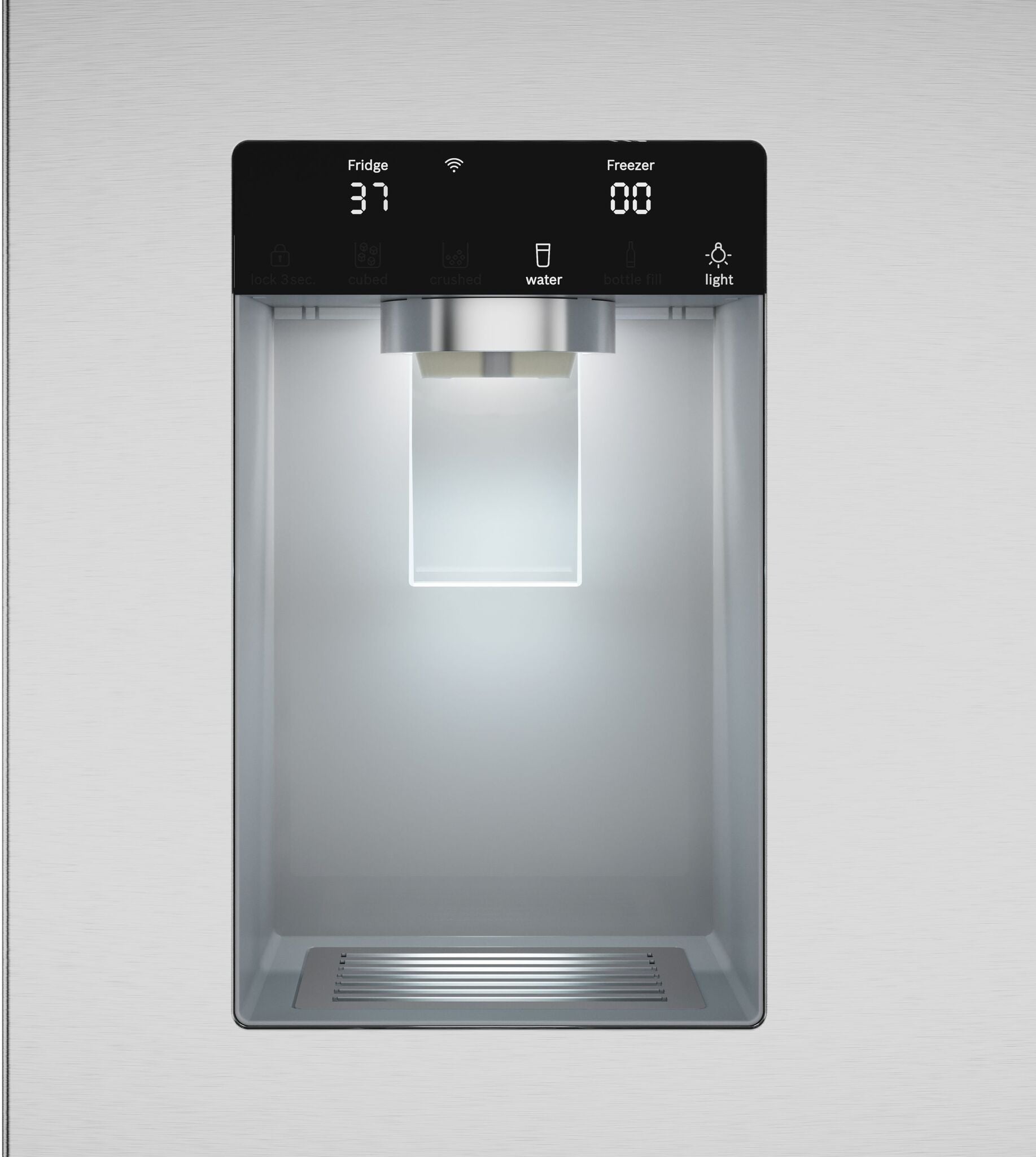 Bosch 26 Cu.Ft. Fingerprint Resistant Stainless Steel French Door Refrigerator with Bottom Freezer - Energy Efficient Kitchen Appliance for Modern Homes & Restaurants