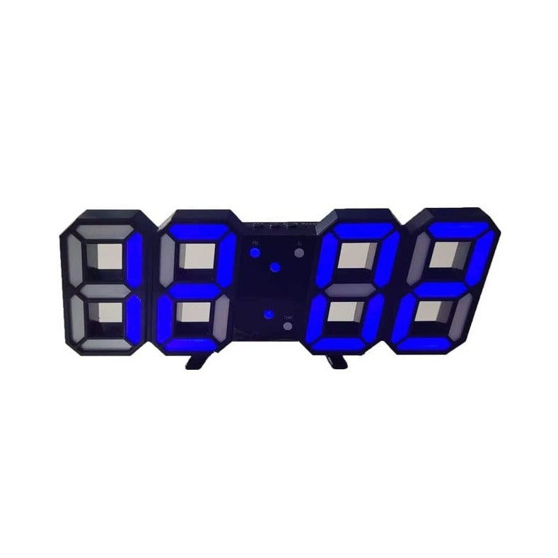 3D LED Digital Wall Clock - Modern Stylish Design for Home, Office & Bedroom | Easy-to-Read Display with Alarm & Temperature Function
