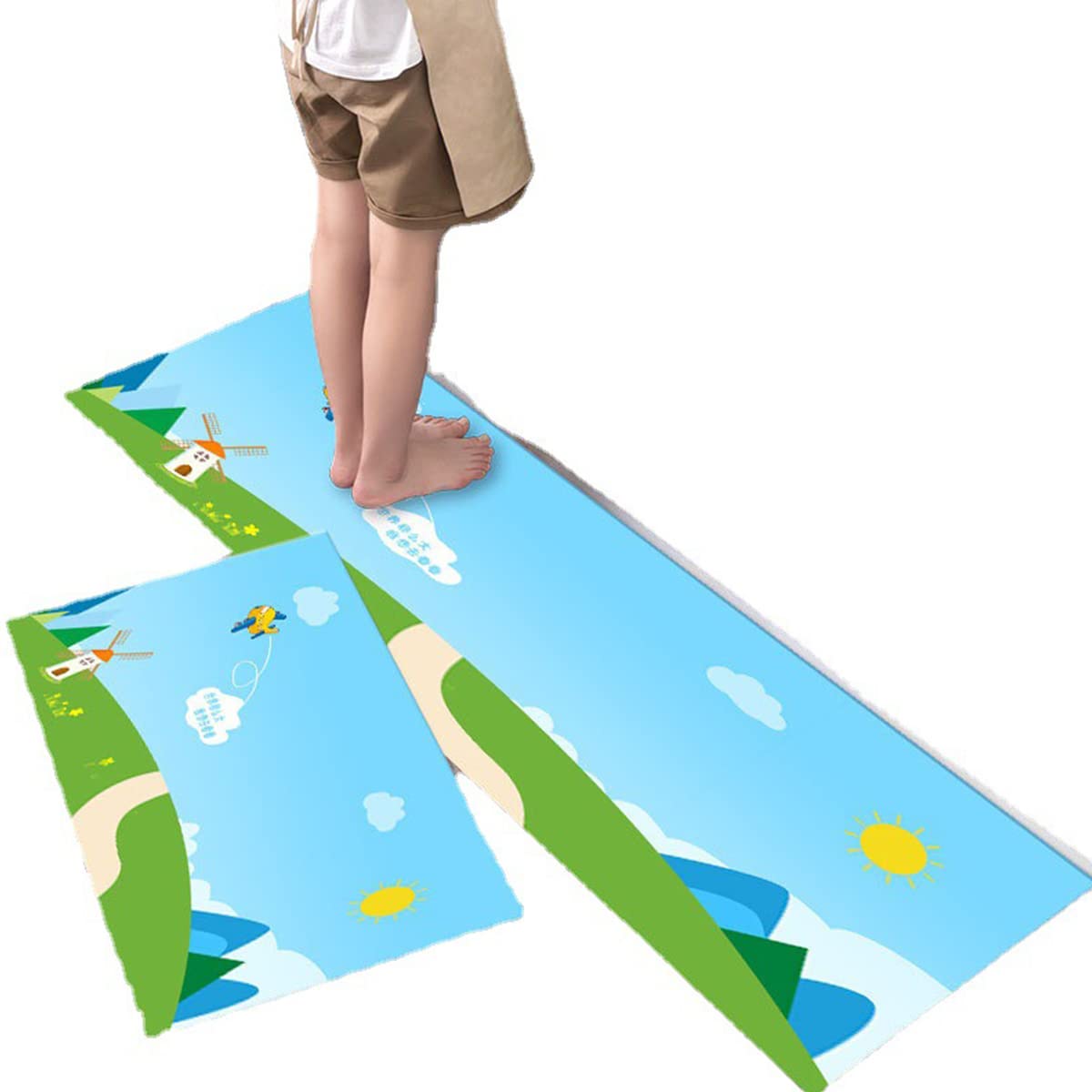 Premium Anti-Fatigue Kitchen Mat Set (2PCs) - Non-Slip Waterproof Standing Mats for Comfortable Cooking - 16