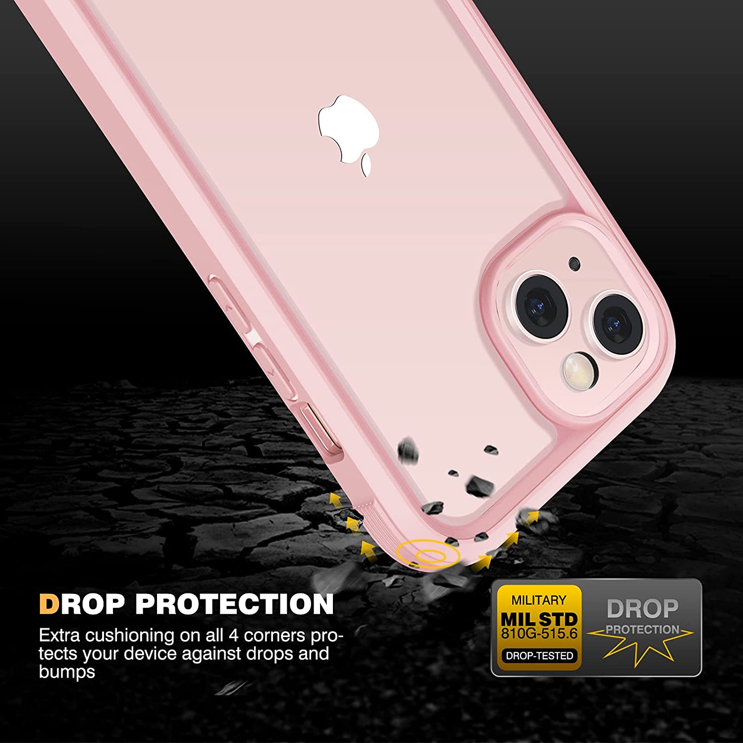 iPhone 13 Rugged Protective Case with Built-in Touch Sensitive Screen Protector | Shockproof & Anti-Scratch Cover for Outdoor, Work & Travel