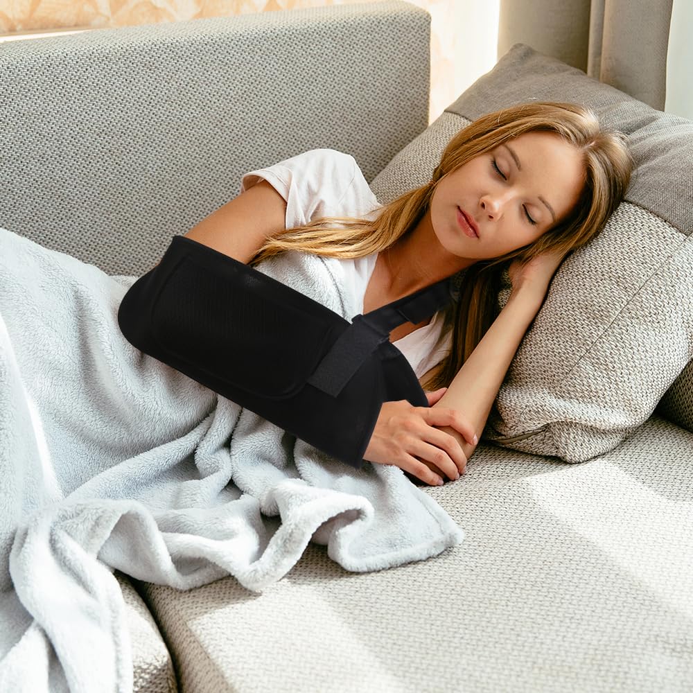 Medical Arm Sling & Shoulder Immobilizer Brace for Torn Rotator Cuff, Broken/Dislocated Shoulder - Adjustable Support for Left & Right Arm, Men & Women (Ideal for Sports Injuries, Post-Surgery Recovery & Daily Mobility)