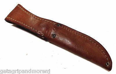 Vintage CASE XX 3 FINN SSP Folding Knife with Leather Sheath - 1970s Collectible Pocket Knife for Camping, Hunting & Outdoor Adventures