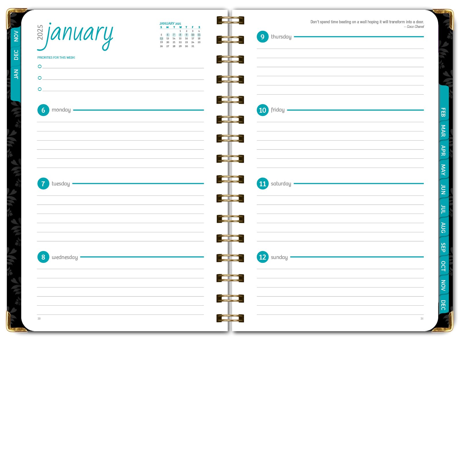 2025 Hardcover Planner - 5.5