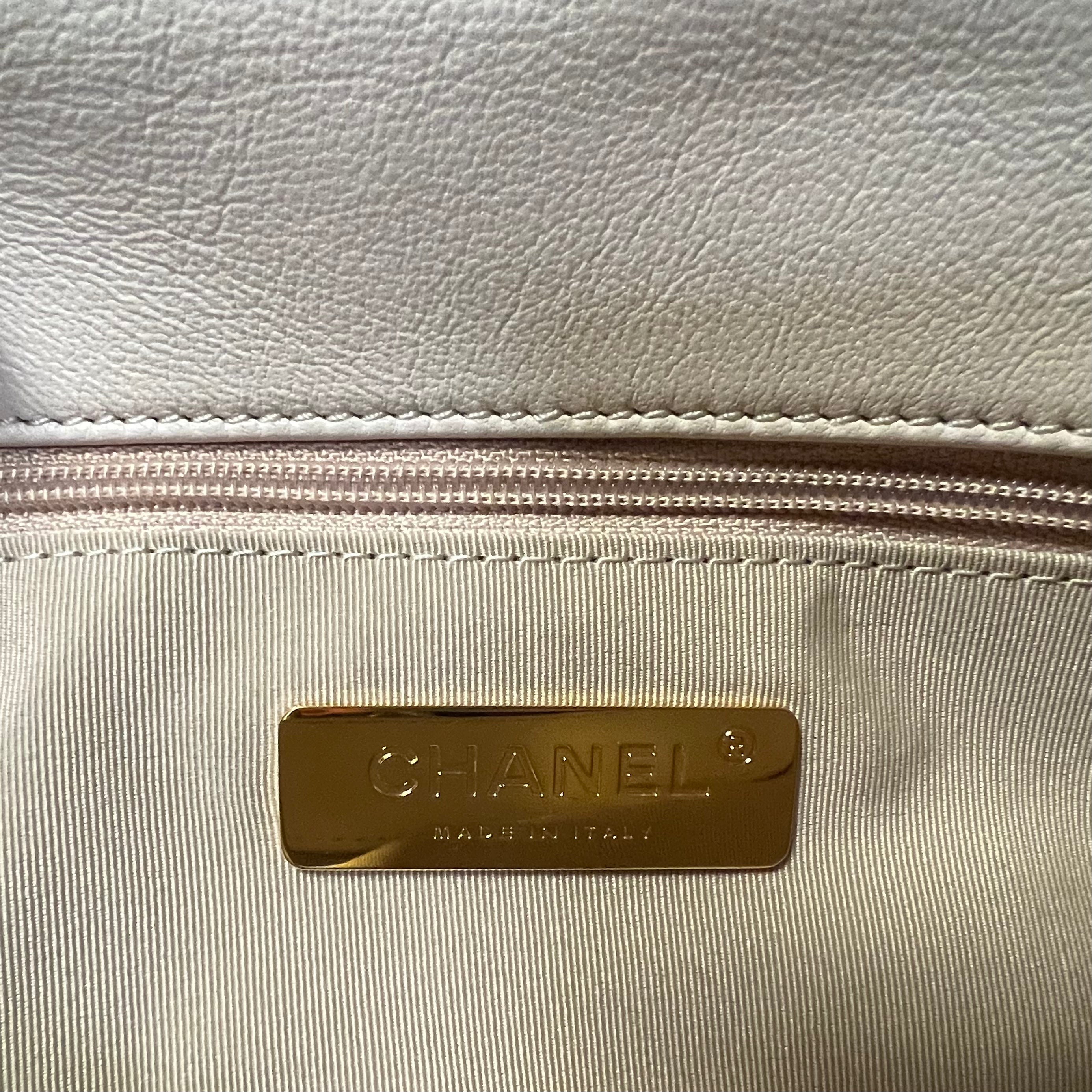 CHANEL Medium Quilted Chanel 19 Flap Bag in Ivory - Luxury Designer Handbag for Women, Perfect for Parties, Work & Everyday Use