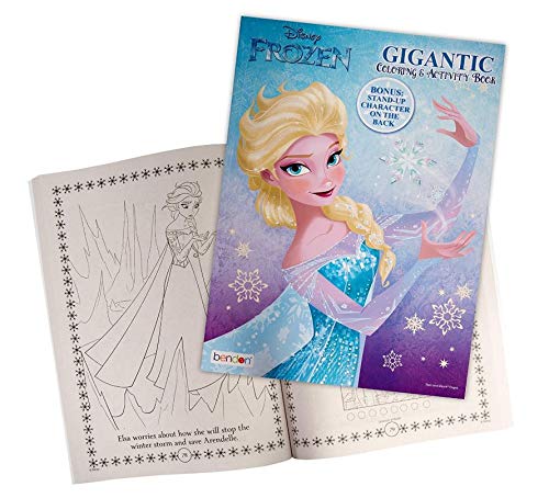Frozen 2 Coloring Book for Kids - 192-Page Disney Princess Elsa Activity Book with Stand-Up Olaf Back Cover | Perfect for Birthday Gifts, Party Favors & Creative Playtime