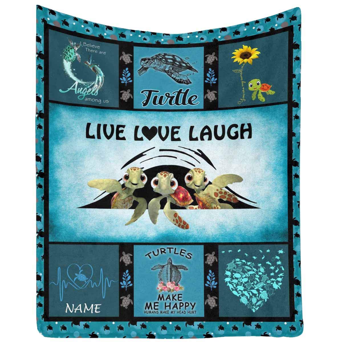 Custom Love Blanket Throw for Couples - 60