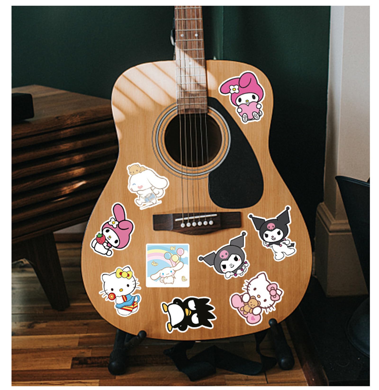 100Pcs Kawaii Cartoon Stickers for Girls - Cute Mixed Decals for Kids, Teens & Adults | Perfect for Scrapbooking, Laptop Decoration & DIY Crafts